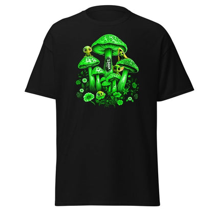 Magic Mushrooms & Cute Aliens T - ShirtT - ShirtGalactrip CoutureMagic Mushrooms & Cute Aliens T - Shirt