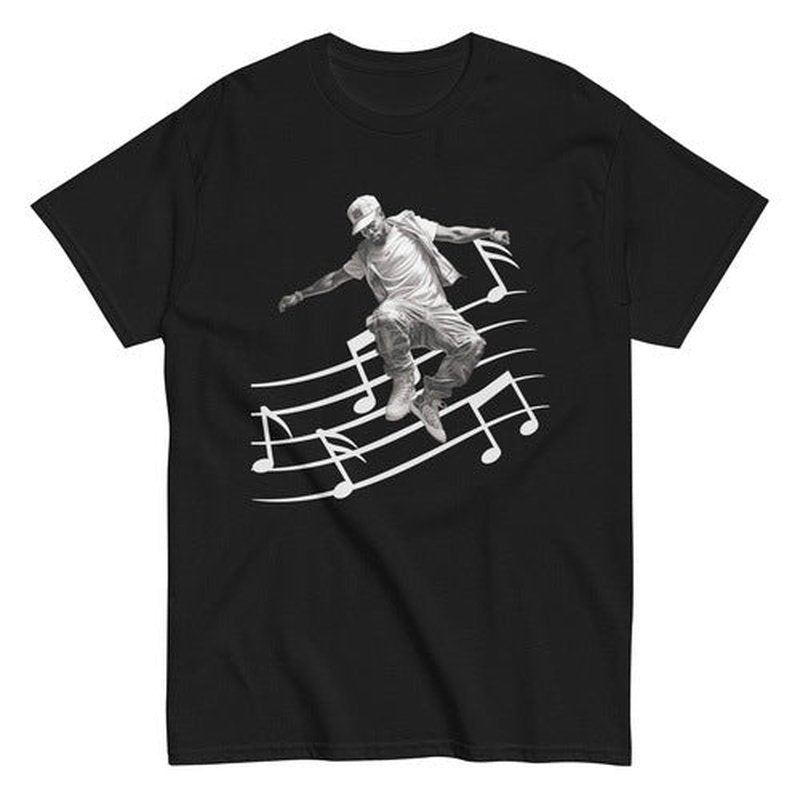 Men's Retro Hip Hop Dancer T - shirtT - ShirtGalactrip CoutureMen's Retro Hip Hop Dancer T - shirt T - Shirt 18