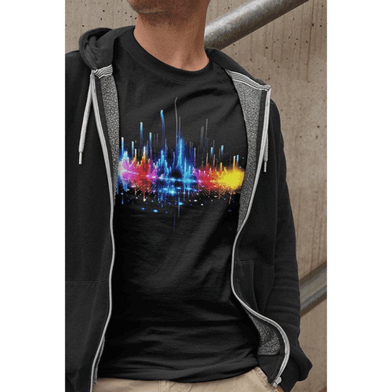 Neon Sound Equalizer T - Shirt: Be The Life of The Party!T - ShirtGalactrip CoutureNeon Sound Equalizer T - Shirt: Be The Life of The Party! T - Shirt 18