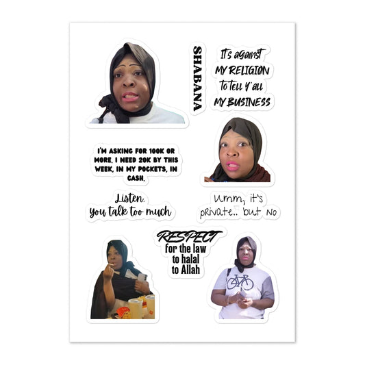 Onijah in Pakistan Sticker Pack Viral Meme Funny Quote StickersStickersGalactrip CoutureProduct mockup