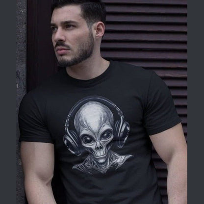 Party Alien Graphic TeeT - ShirtGalactrip CoutureAlien Groove T - Shirt | Elevate Your Wardrobe | Party Outfit | Men's T - Shirt 18