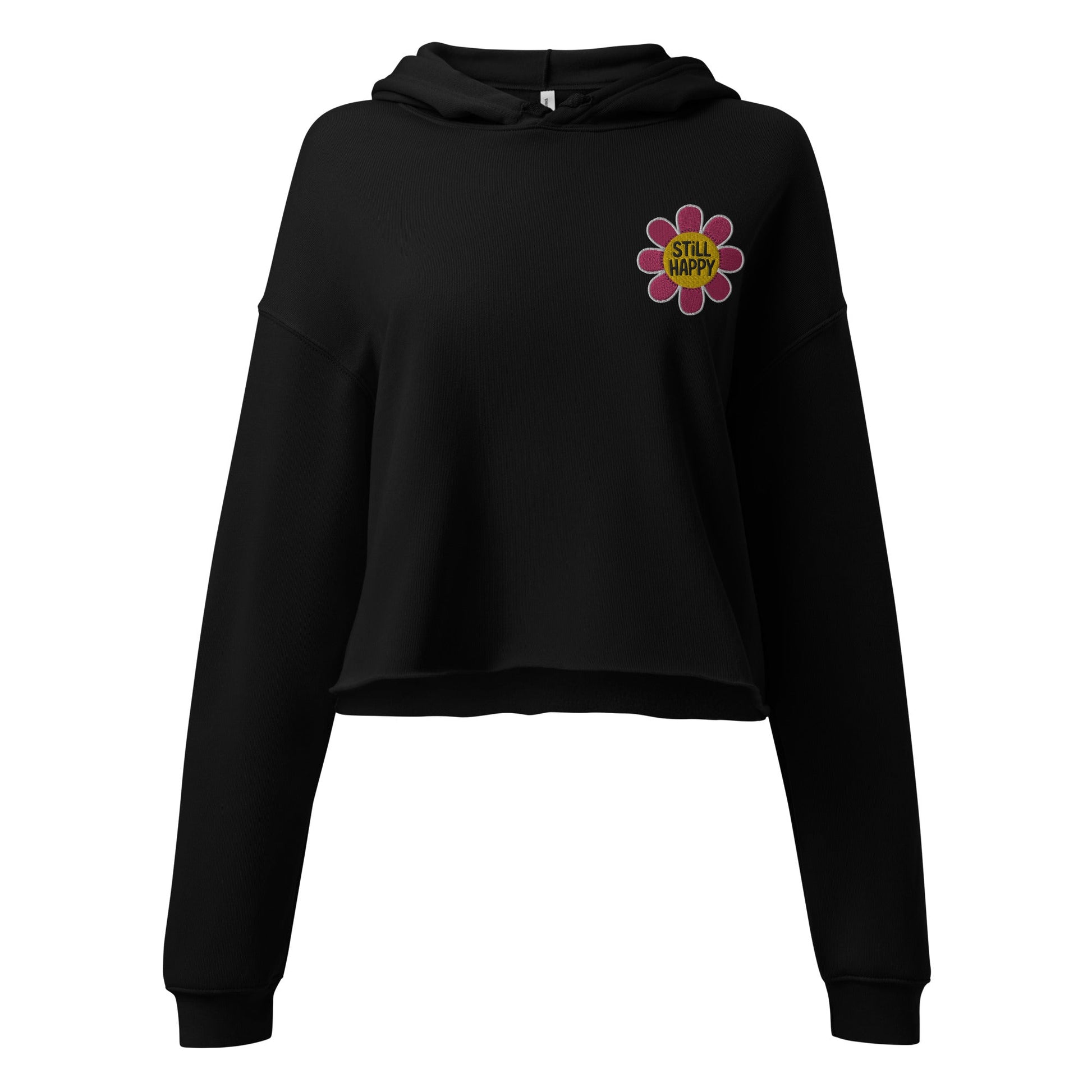 Post - Breakup Embroidered Crop HoodieGalactrip CouturePost - Breakup Embroidered Crop Hoodie