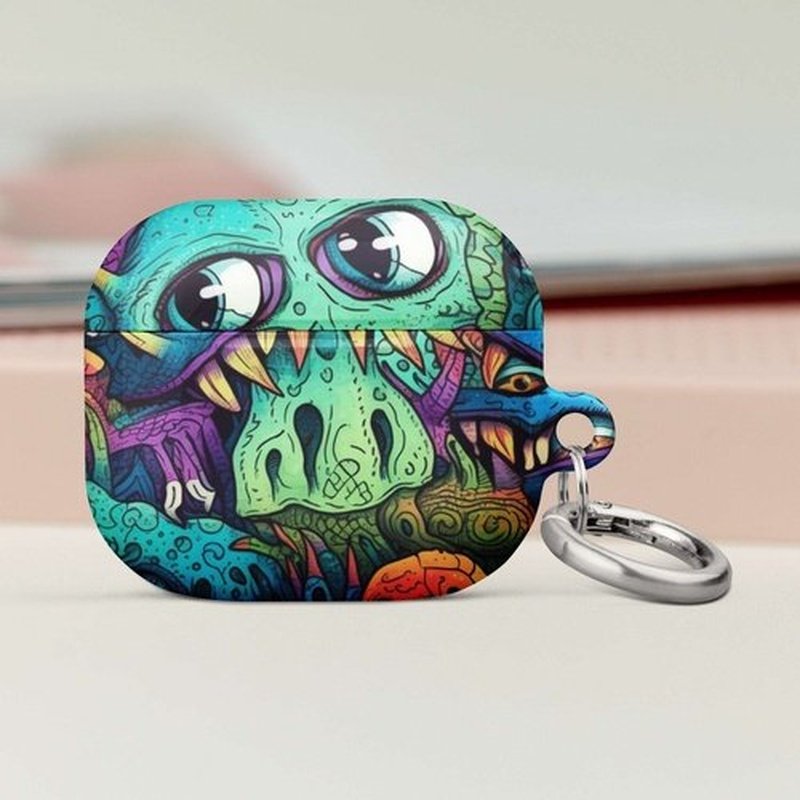 Psychedelic Monsters Nightmare Case for AirPods®Airpods CaseGalactrip CouturePsychedelic Monsters Nightmare Case for AirPods® Airpods Case 23.99