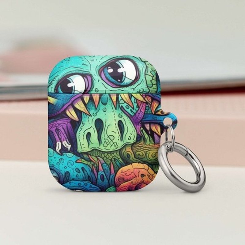 Psychedelic Monsters Nightmare Case for AirPods®Airpods CaseGalactrip CouturePsychedelic Monsters Nightmare Case for AirPods® Airpods Case 23.99