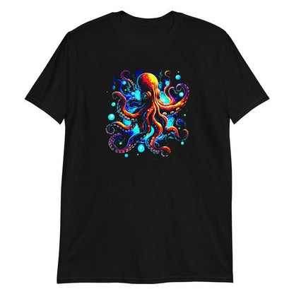 Psychedelic Space Octopus T - Shirt - Unique Unusual GiftT - ShirtGalactrip CouturePsychedelic Space Octopus T - Shirt - Unique Unusual Gift