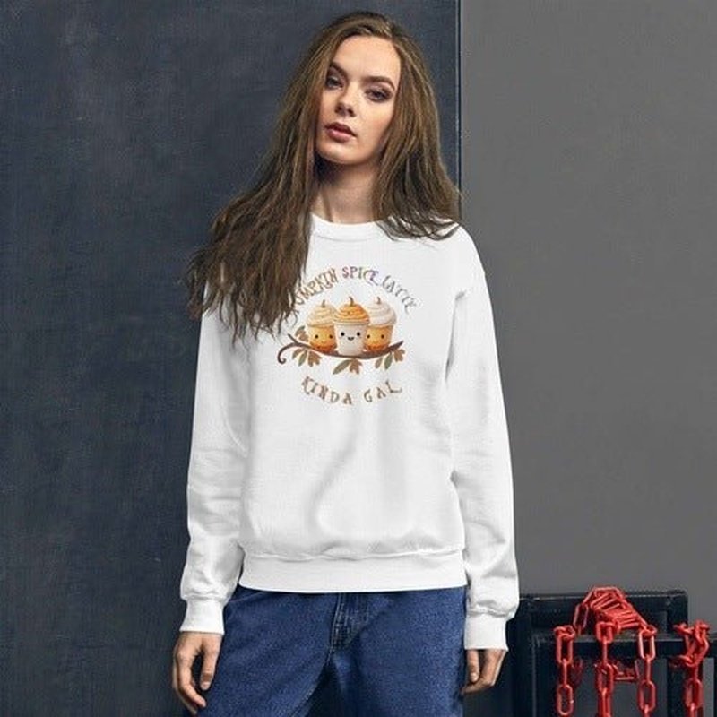 Pumpkin Spice Latte Kinda Gal SweatshirtSweatshirtGalactrip CouturePumpkin Spice Latte Kinda Gal Sweatshirt Sweatshirt 28