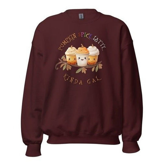 Pumpkin Spice Latte Kinda Gal SweatshirtSweatshirtGalactrip CouturePumpkin Spice Latte Kinda Gal Sweatshirt Sweatshirt 28