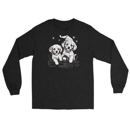 Puppies 1st Christmas Long Sleeve ShirtLong Sleeve ShirtGalactrip CouturePuppies 1st Christmas Long Sleeve Shirt