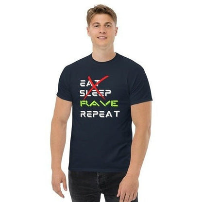 Rave Party T - Shirt: 'Eat, Sleep, RAVE, REPEAT'T - ShirtGalactrip CoutureRave Party T - Shirt: 'Eat, Sleep, RAVE, REPEAT' T - Shirt 18