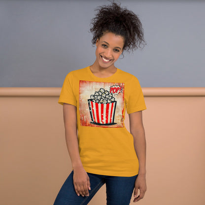 Retro Comic Popcorn Art TeeT-ShirtGalactrip CoutureRetro Comic Popcorn Art Tee