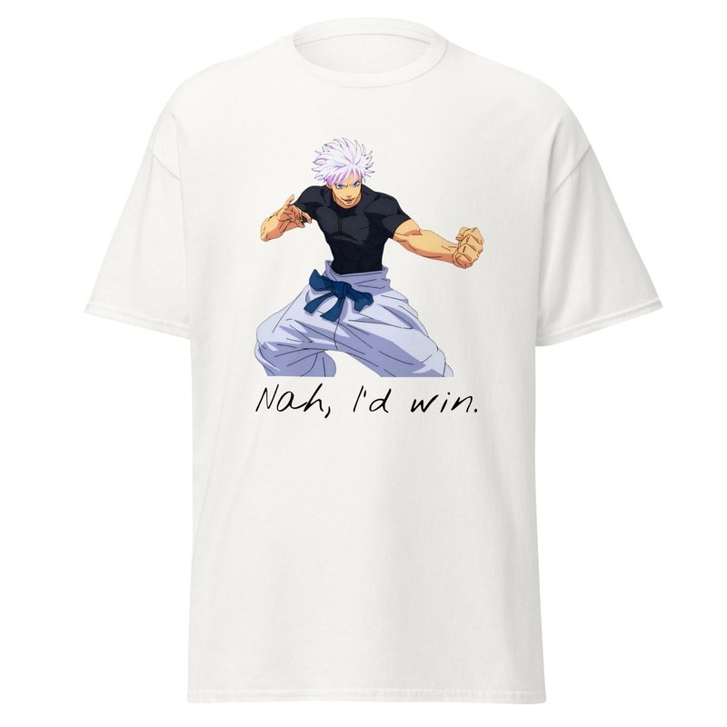 Satoru Gojo 'Nah, I'd Win' TeeT - ShirtGalactrip CoutureSatoru Gojo 'Nah, I'd Win' Tee