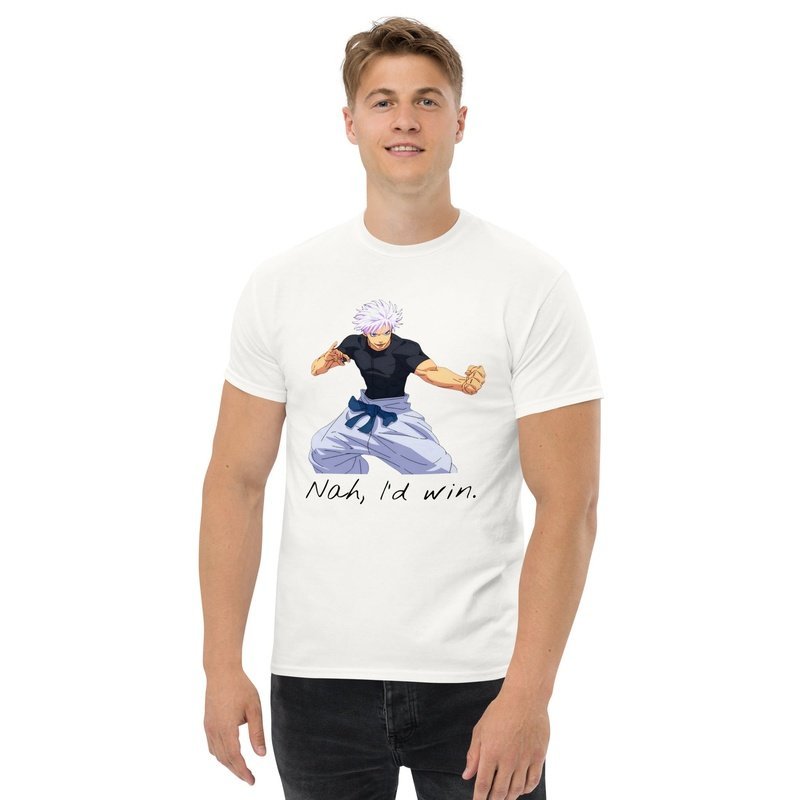 Satoru Gojo 'Nah, I'd Win' TeeT - ShirtGalactrip CoutureSatoru Gojo 'Nah, I'd Win' Tee