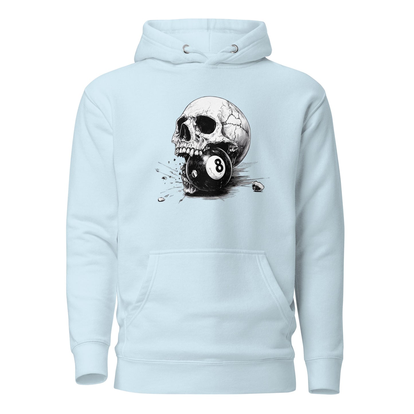 Skull & 8 - Ball Unisex Hoodie – Gothic StreetwearHoodieGalactrip CoutureProduct mockup