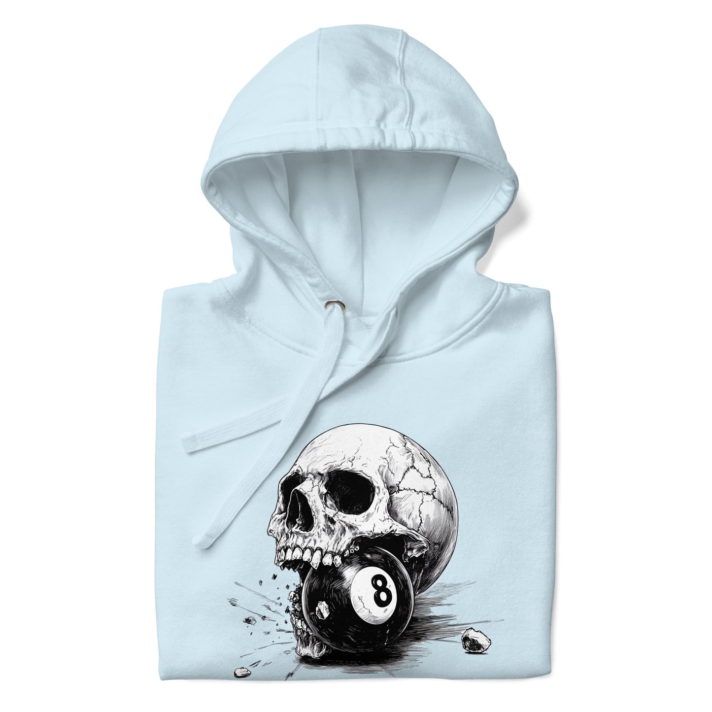 Skull & 8 - Ball Unisex Hoodie – Gothic StreetwearHoodieGalactrip CoutureProduct mockup