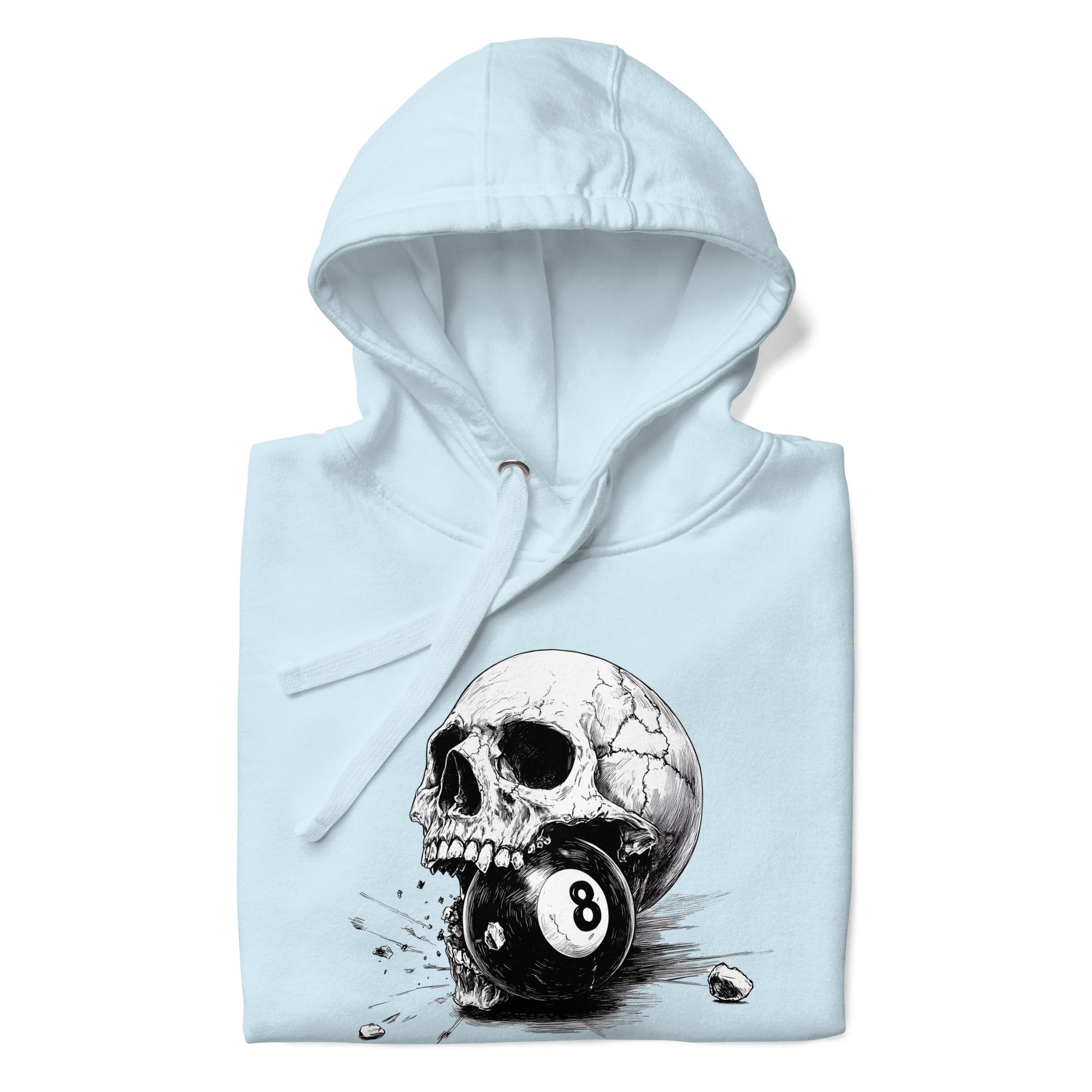 Skull & 8 - Ball Unisex Hoodie – Gothic StreetwearHoodieGalactrip CoutureProduct mockup