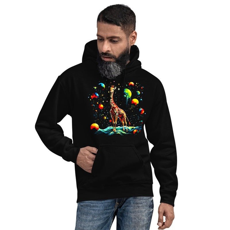 Space Giraffe Unisex HoodieHoodieGalactrip CoutureSpace Giraffe Unisex Hoodie