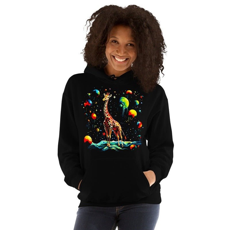 Space Giraffe Unisex HoodieHoodieGalactrip CoutureSpace Giraffe Unisex Hoodie