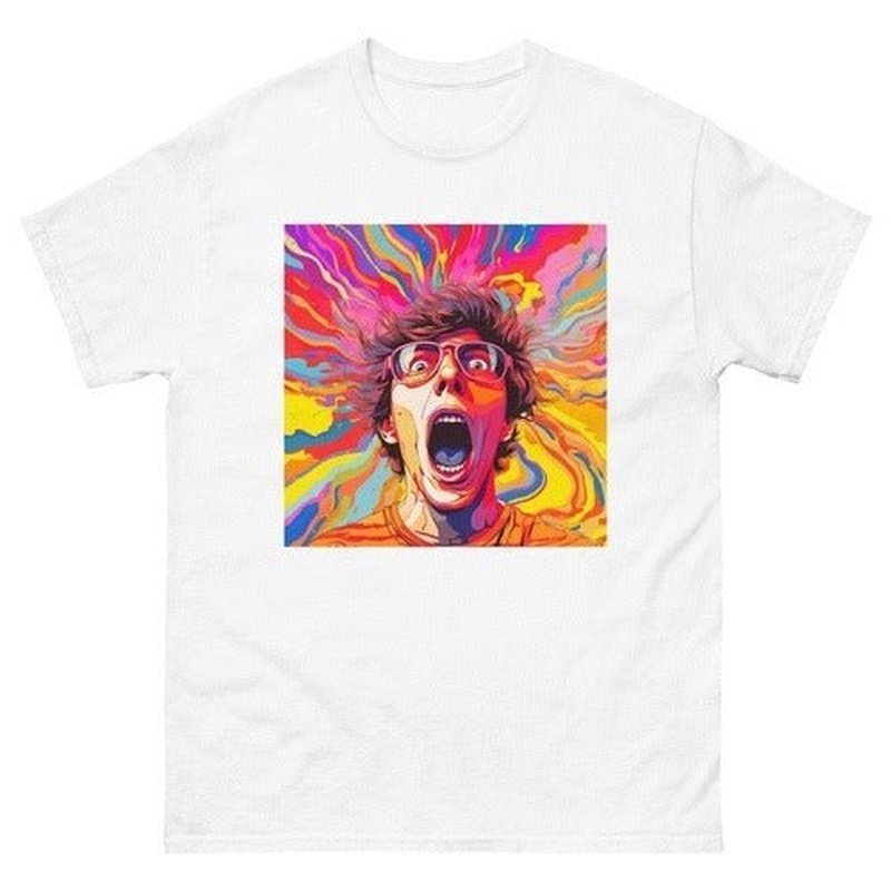 Tripping Face Psychedelic Art T - ShirtT - ShirtGalactrip CoutureTripping Face | Psychedelic Art T - Shirt | Clubbing Party Rave Outfit 18