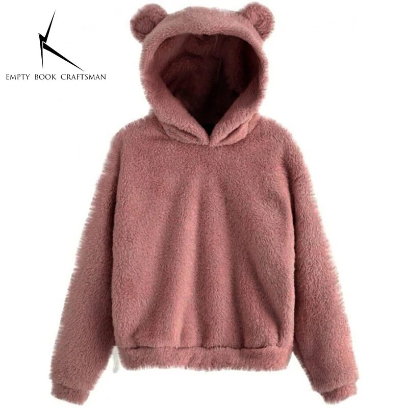 Bear sweatshirt with ears best sale