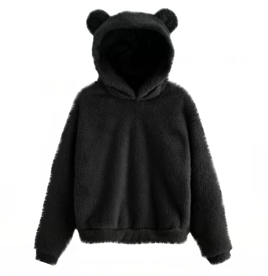 Women’s Plush Hoodie with Bear Ears - Warm Casual Winter SweatshirtHoodieGalactrip Couture53744199238017|53744199270785|53744199336321|53744199401857|53744199467393|53744199532929|53744199631233|53744199696769