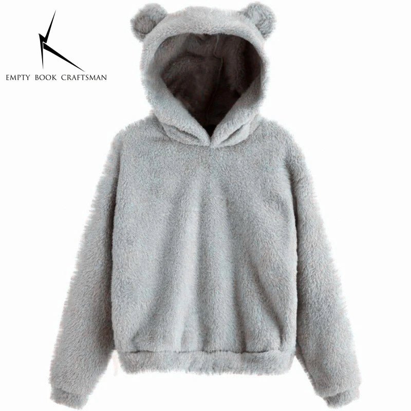 Women’s Plush Hoodie with Bear Ears - Warm Casual Winter SweatshirtHoodieGalactrip Couture53744200253825|53744200286593|53744200319361|53744200352129|53744200384897|53744200417665|53744200450433|53744200483201